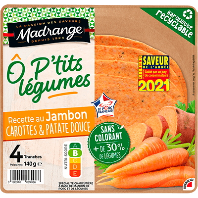 Recette Jambon A La Carotte Et Patate Douce O P Tits Legumes Madrange